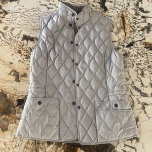 Eddie Bauer Goose Down lining light grey vest